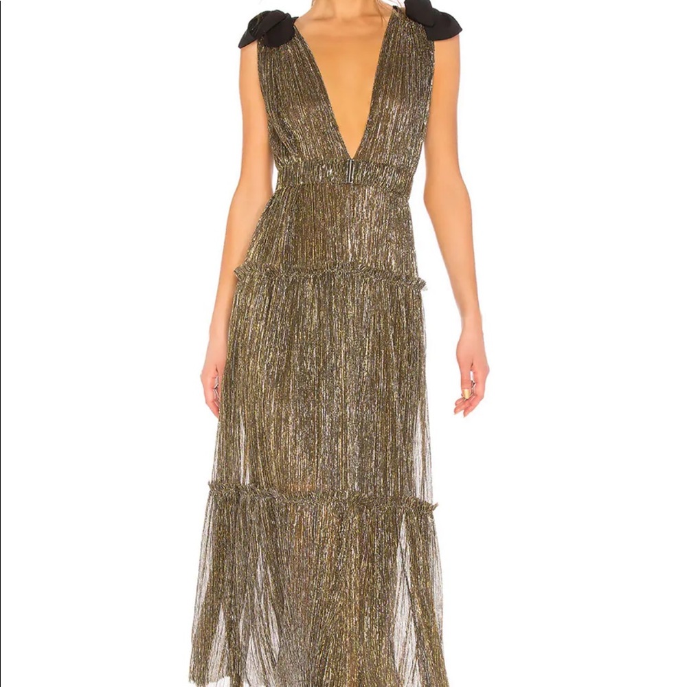 Sabina Musayev - Ray Dress (Gold)